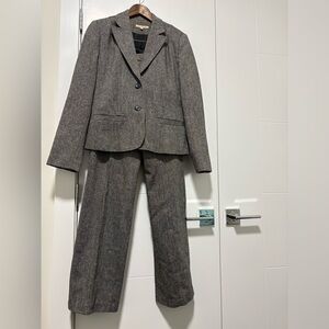 Smart Set Gray Tweed Two-Piece Blazer & Pants Set